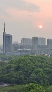 湖南衡阳广电中心城市日出