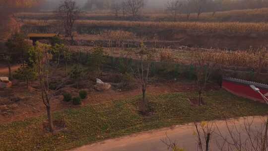 河北 石家庄 井陉县 道路 交通 秋天