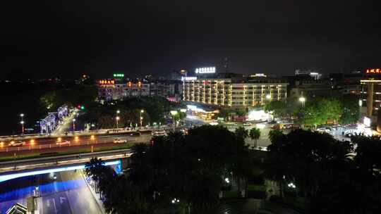 桂林夜景航拍