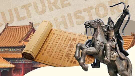 古风拼贴动画 历史古迹拼贴