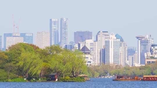 杭州西湖春天风景