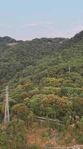 竖屏航拍重庆涂山风景