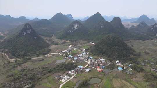 广西柳州塞隆妙景屯农村航拍