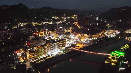 贵州仁怀茅台镇夜景风光