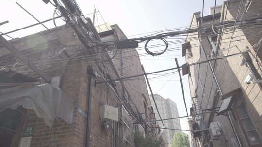 老上海胡同视频素材模板下载