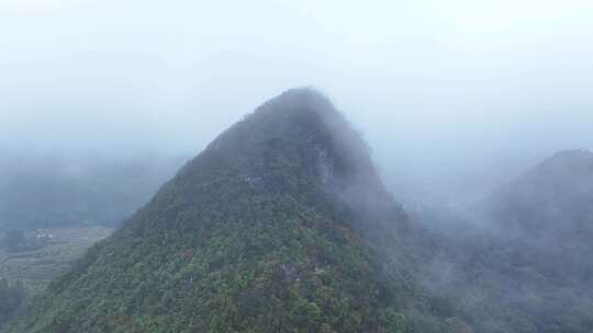 中国广西贺州市钟山县十里画廊钟山水墨田园