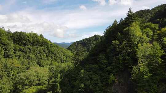 日本长野县，风景，山脉