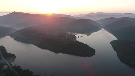 航拍南京无想山