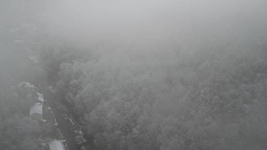 金华山双龙景区 雪景