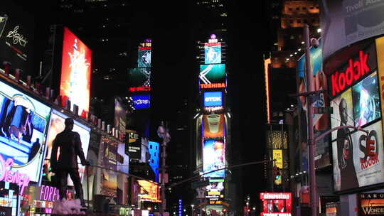 纽约时代广场的夜晚
