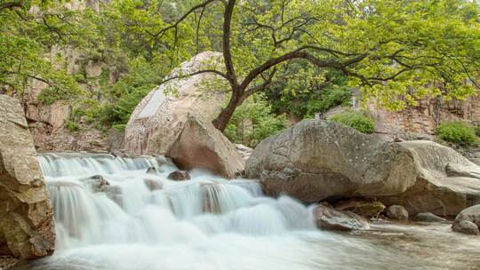 青岛北九水水流移动延时