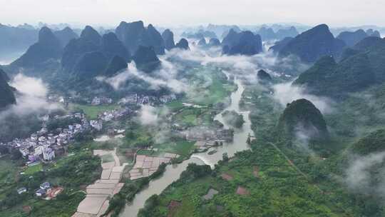 桂林山水 桂林风光 桂林航拍 风光风景