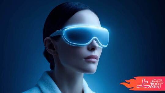 未来科技智能眼镜沉浸式感官体验