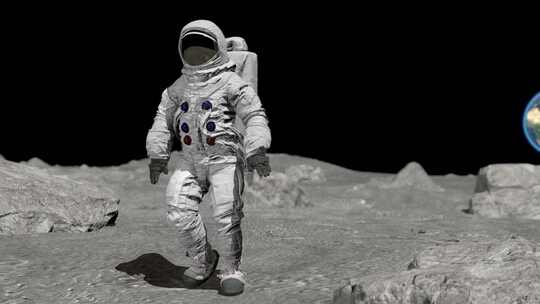 宇航员在月球上的舞蹈