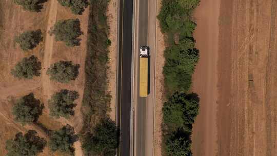 卡车、集装箱、道路、驾驶