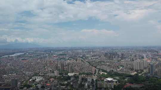 东莞城区高空航拍