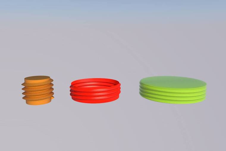 C4D瓶口螺旋模型 C4D瓶口螺旋模型