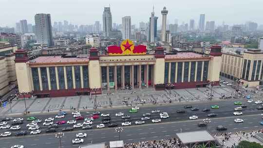 江西南昌八一广场-航拍