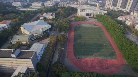 航拍福建莆田学院视频素材模板下载