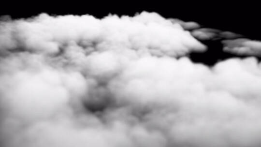 【Alpha通道】白色云朵云海云雾烟云雾气视频素材模板下载