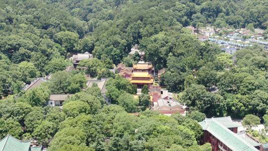 湖南大学湖南师范大学岳麓书院岳麓山航拍