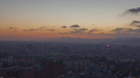 北京鸟巢大气城市入夜延时视频素材模板下载