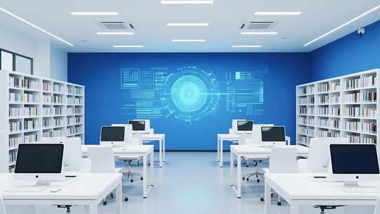 现代网络科技办公空间