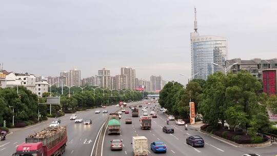 衡阳广电中心城市交通航拍