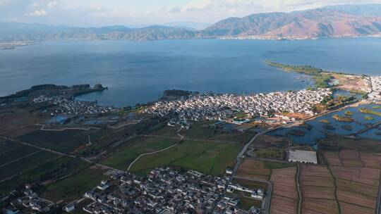 喜洲洱海视频白族民居田野