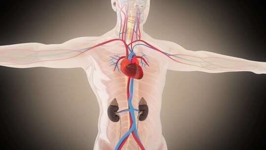 心脑 血管经络 肾脏 神经 三维人体医药