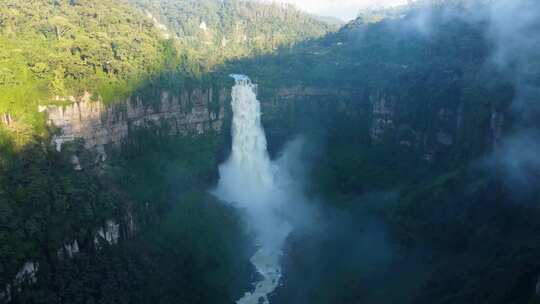 vista con drone del