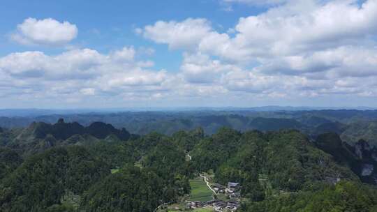 云朵延时 大山森林 蓝天白云 大山延时