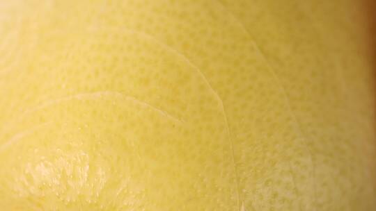 清洗柚子表皮剥柚子皮视频素材模板下载