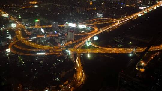 高速公路繁忙城市高峰交通繁忙时段定时录像视频素材模板下载