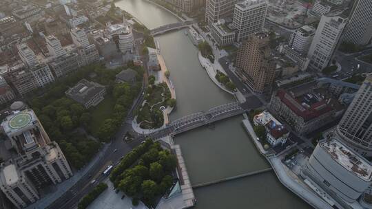 上海市人民英雄纪念塔4快航拍