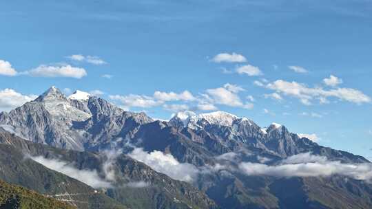 雅拉雪山视频素材模板下载