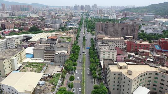 泉州鲤城区南环路车流航拍泉州大景晋江市区