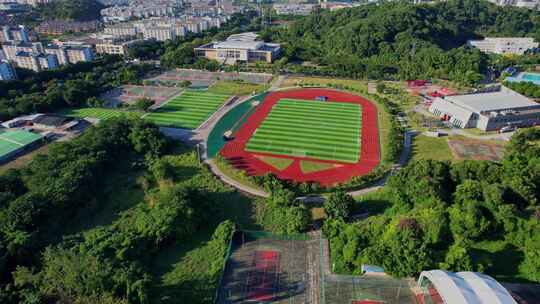 航拍福州大学旗山校区