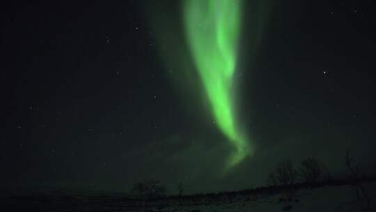 Kilpisjärvi，芬兰，极光，北极