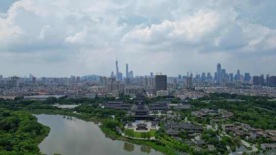 广州海珠湖湿地公园视频素材模板下载