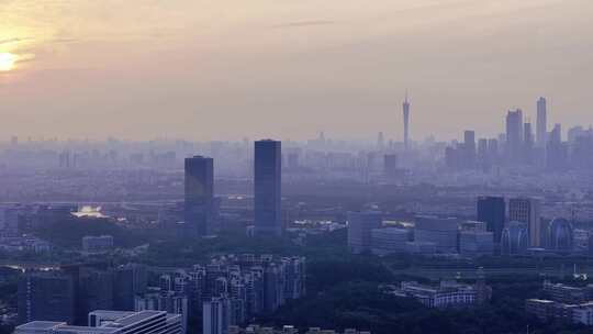 广州大学城生物岛航拍