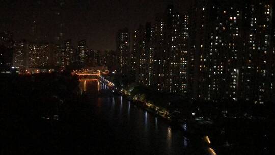 上海 普陀区 社区 日夜 苏州河 空城 河景