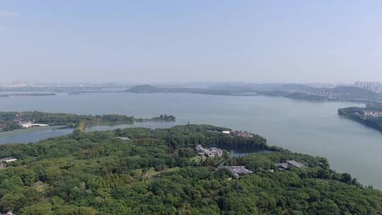 武汉东湖景区5A景区航拍