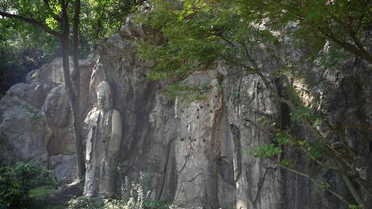 杭州吴山景区石佛院塑像