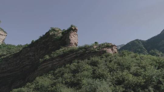 航拍山西晋中莲花岩庄园风景区50帧原素材