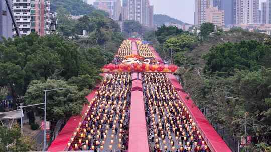 2025深圳迎春花市爱国路花市航拍