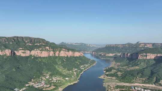 山川河流航拍素材