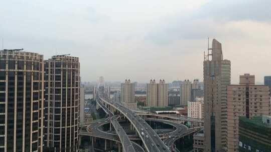 上海高架路延时视频