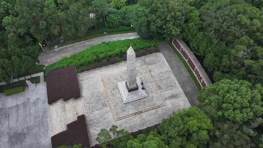 惠洲人民英雄纪念碑视频素材模板下载