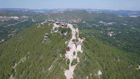 祖国大好河山山东青州云门山5A景区航拍